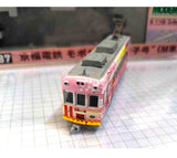 MODEMO NT87 京福電鉄 モボ101形 夕子号 路面電車 N比例日本鐵路動力模型