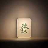 "Fat" money mahjong lamp