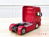 Red truck tractor model toy