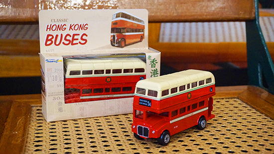 老香港古典雙層 巴士合金模型